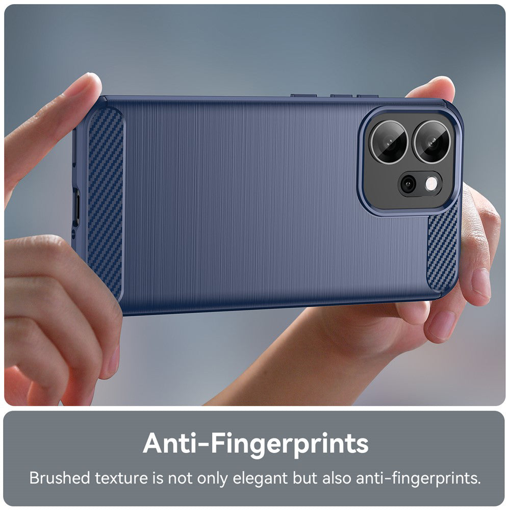 Case for Oppo Reno14 FS 5G / Reno14 F, Techsuit, Carbon, Blue