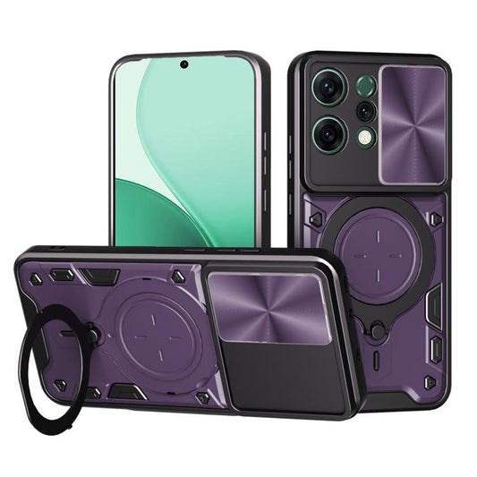 Case for Oppo Reno14, Techsuit, CamGuard Pro, Purple