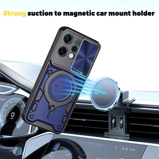 Case for Oppo Reno14, Techsuit, CamGuard Pro, Red