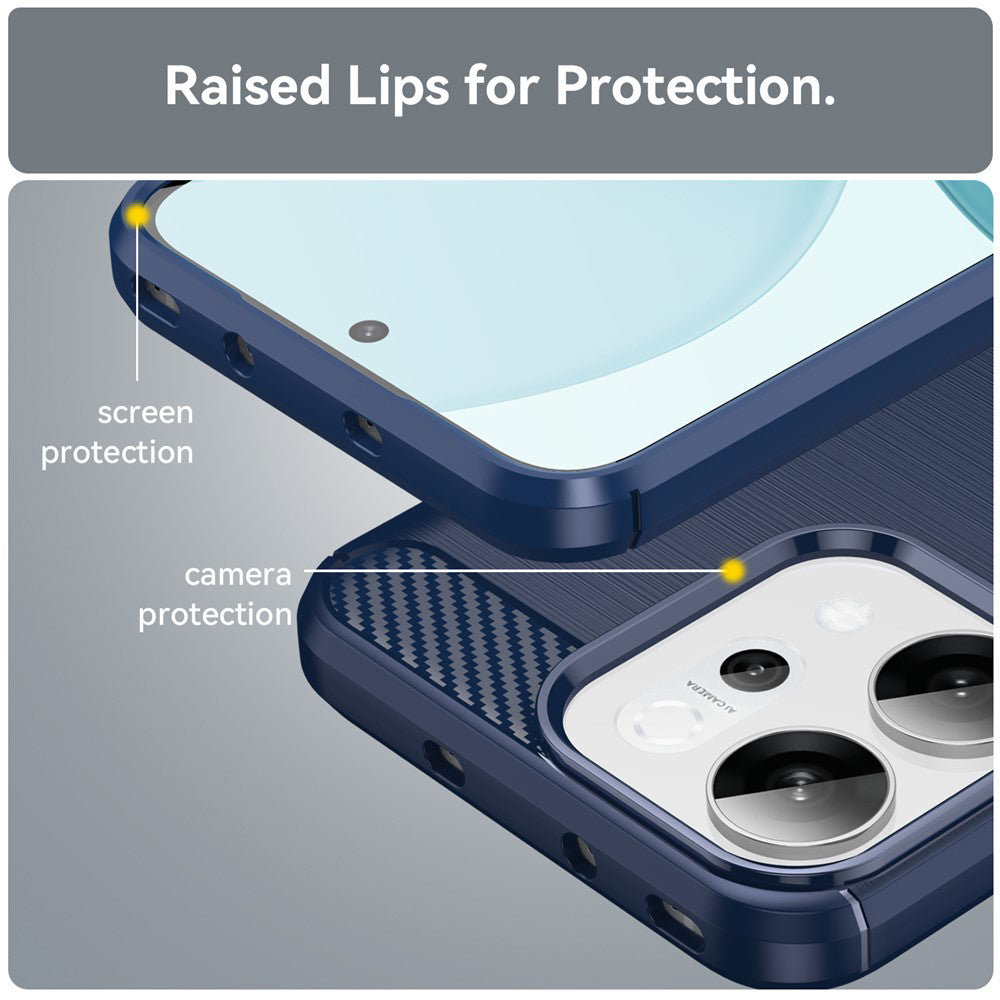 Case for Oppo Reno14, Techsuit, Carbon, Blue