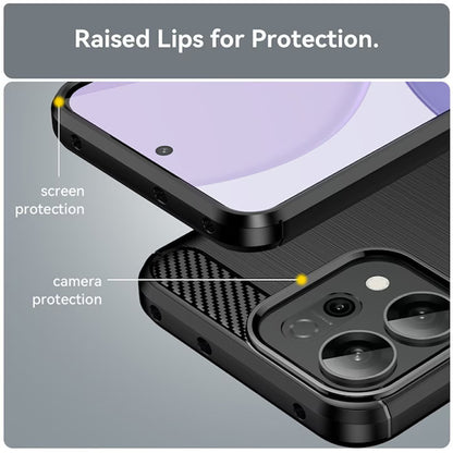Case for Oppo Reno16 F / Reno16 FS, Techsuit, Carbon, Blue