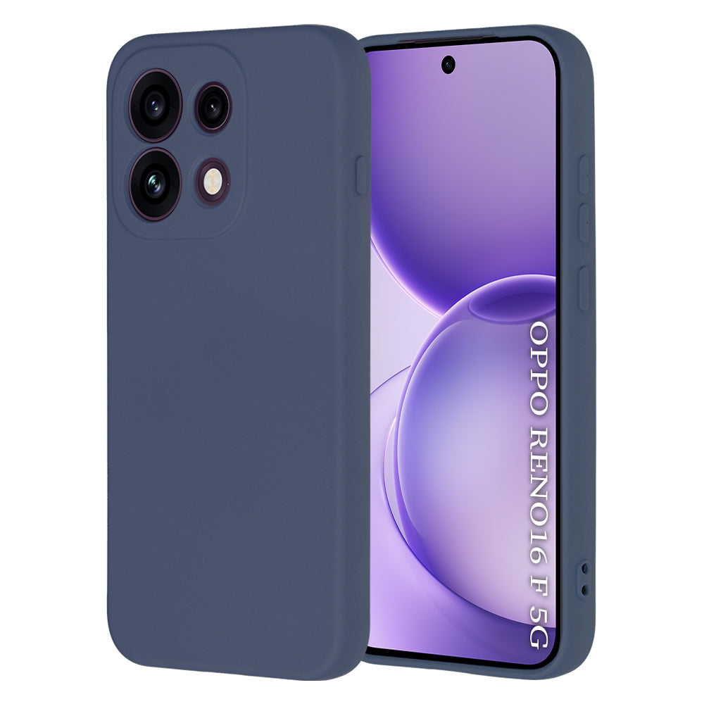 Case for Oppo Reno16 F / Reno16 FS, Techsuit, SoftFlex, Navy Blue