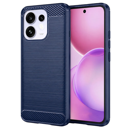 Case for Oppo Reno16 / Reno16 Pro, Techsuit, Carbon, Blue