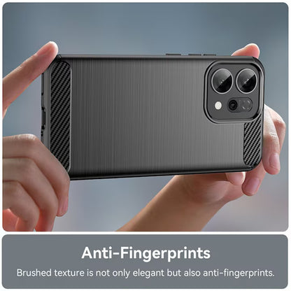 Case for Oppo Reno16 / Reno16 Pro, Techsuit, Carbon, Blue