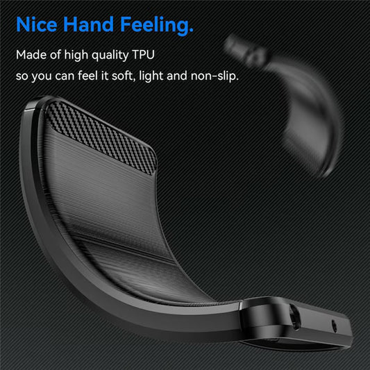 Case for Oppo Reno16 / Reno16 Pro, Techsuit, Carbon, Black