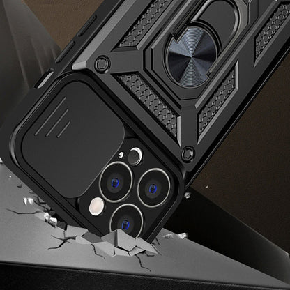 Case for Oppo Reno6 5G, Techsuit, CamShield, Black