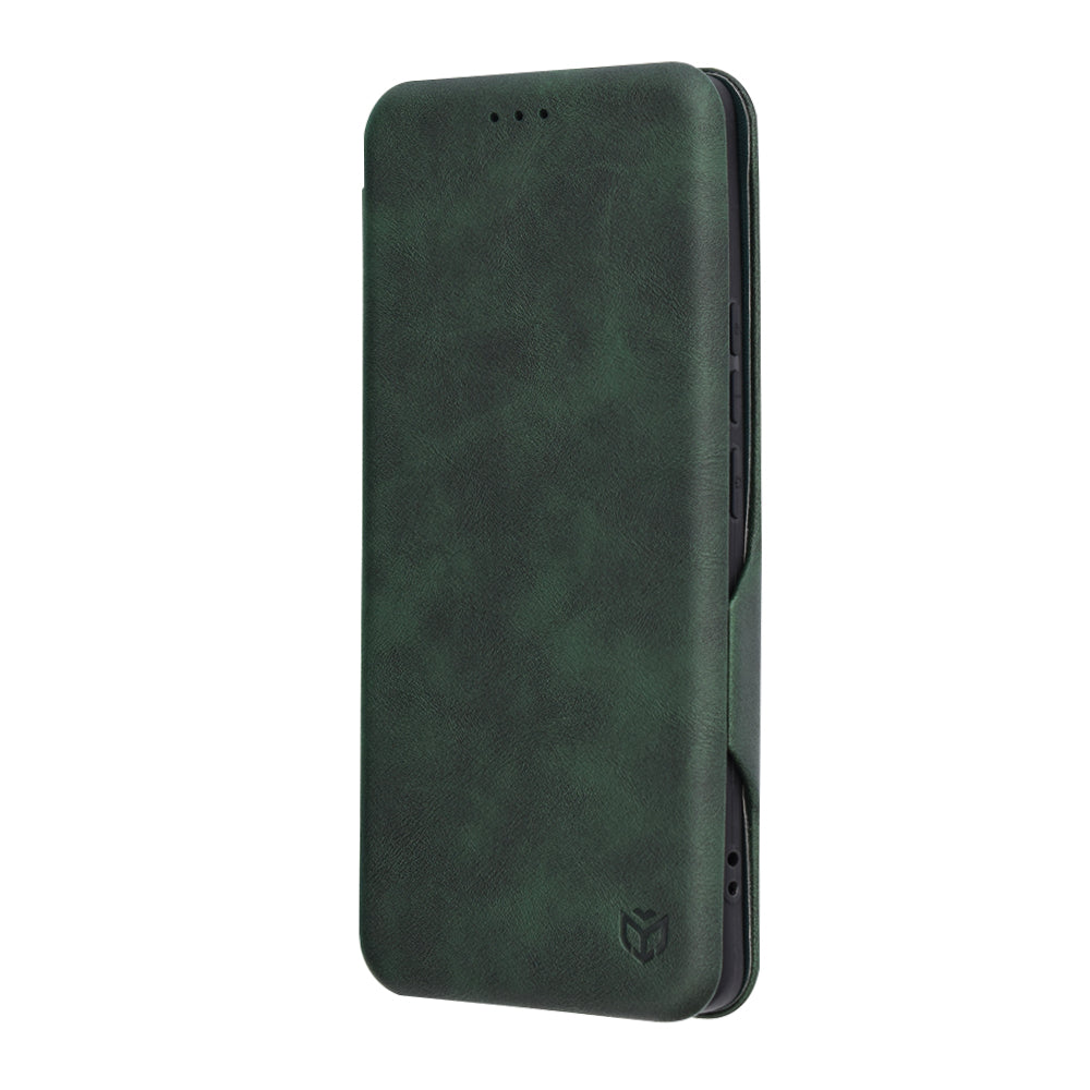 Case for Realme 13 Pro / 13 Pro+, Techsuit, Safe Wallet Plus, Green