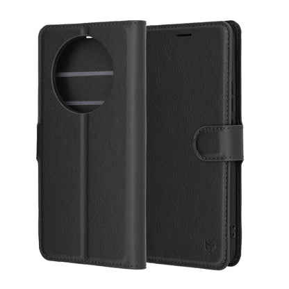Case for Realme 14 Pro, Techsuit, Leather Folio, Black