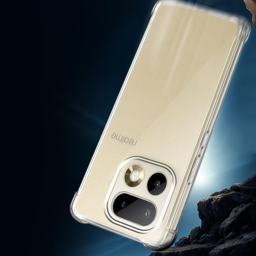 Case for Realme 16 Pro, Techsuit, Shockproof Clear, Transparent