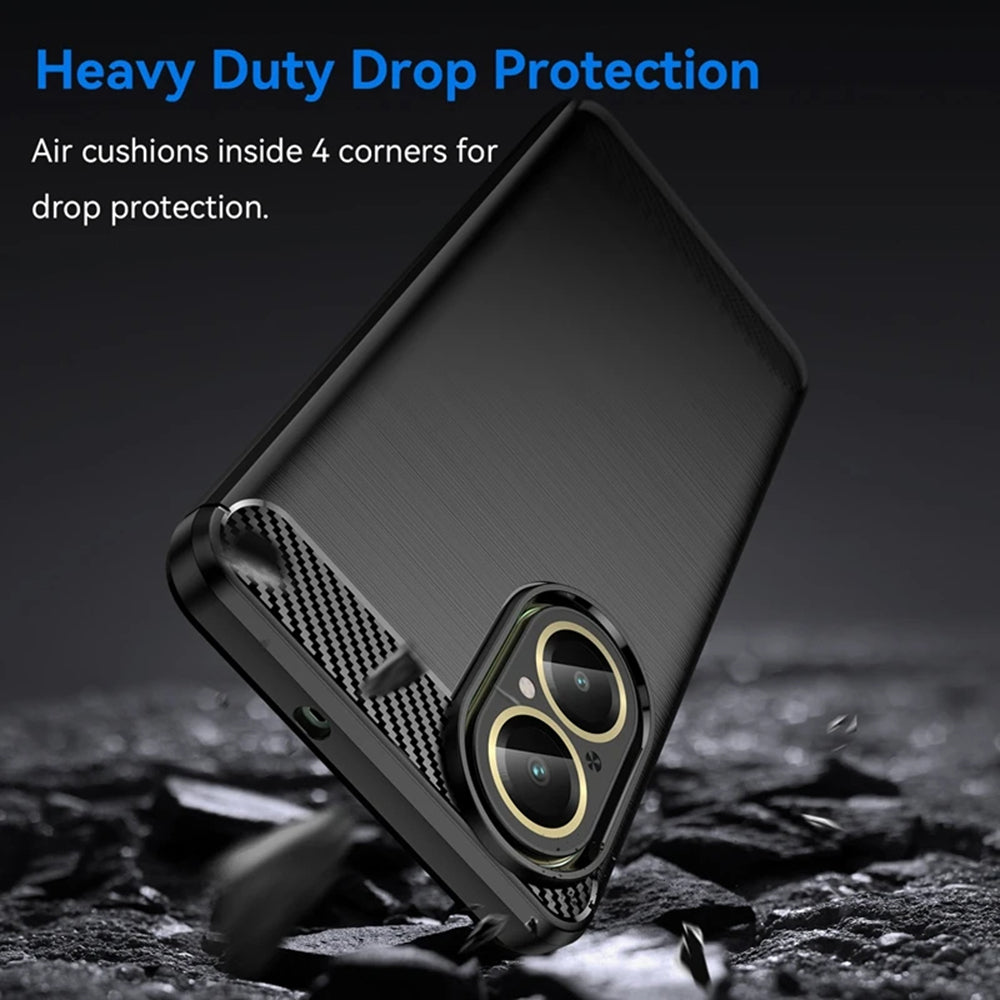 Case for Realme C67 4G, Techsuit, Carbon, Black