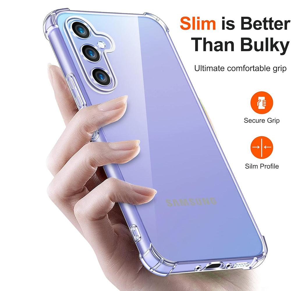 Case for Realme C75 5G, Techsuit, Shockproof Clear, Transparent