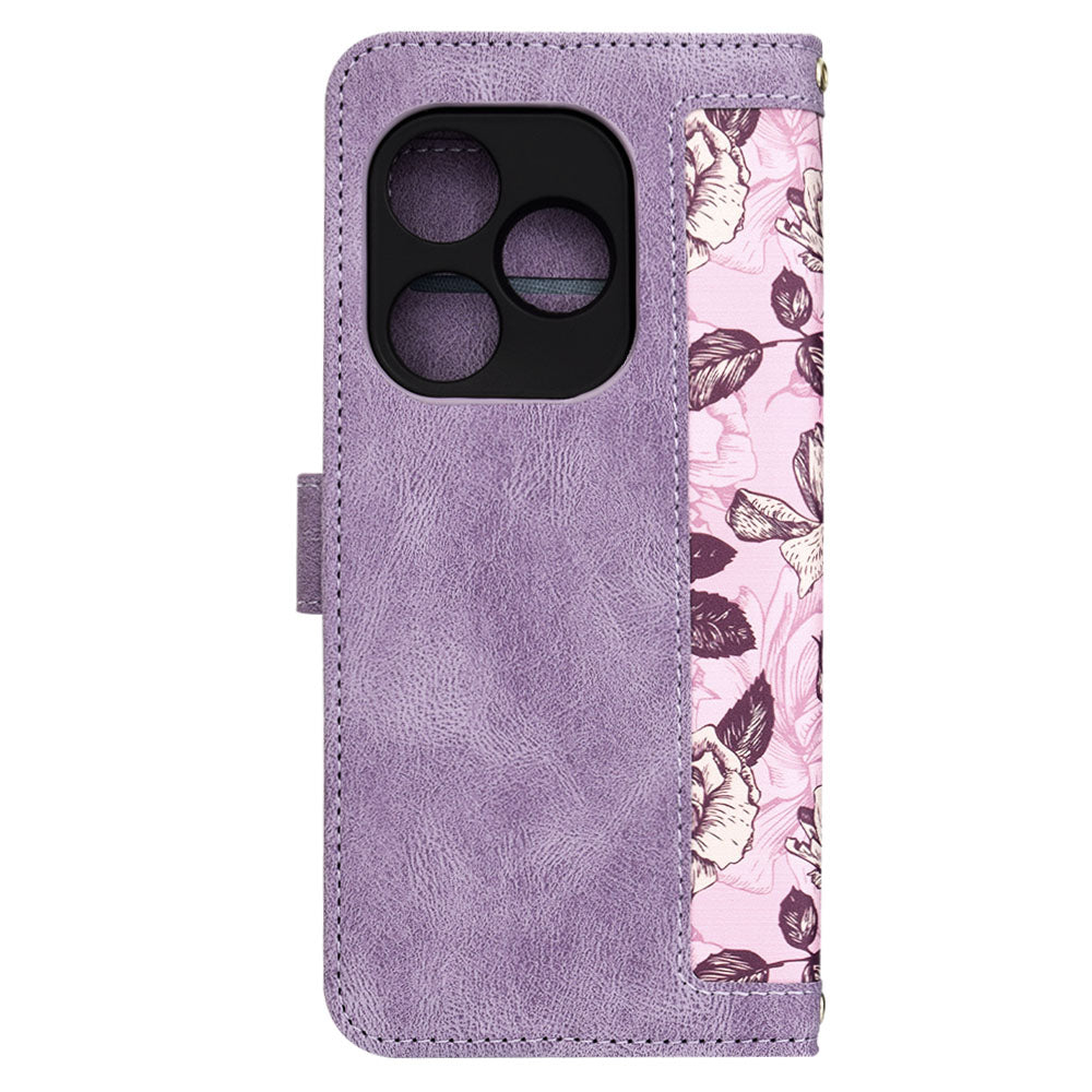 Case for Realme GT 6T / GT 6, Techsuit, FlipCraft, Purple