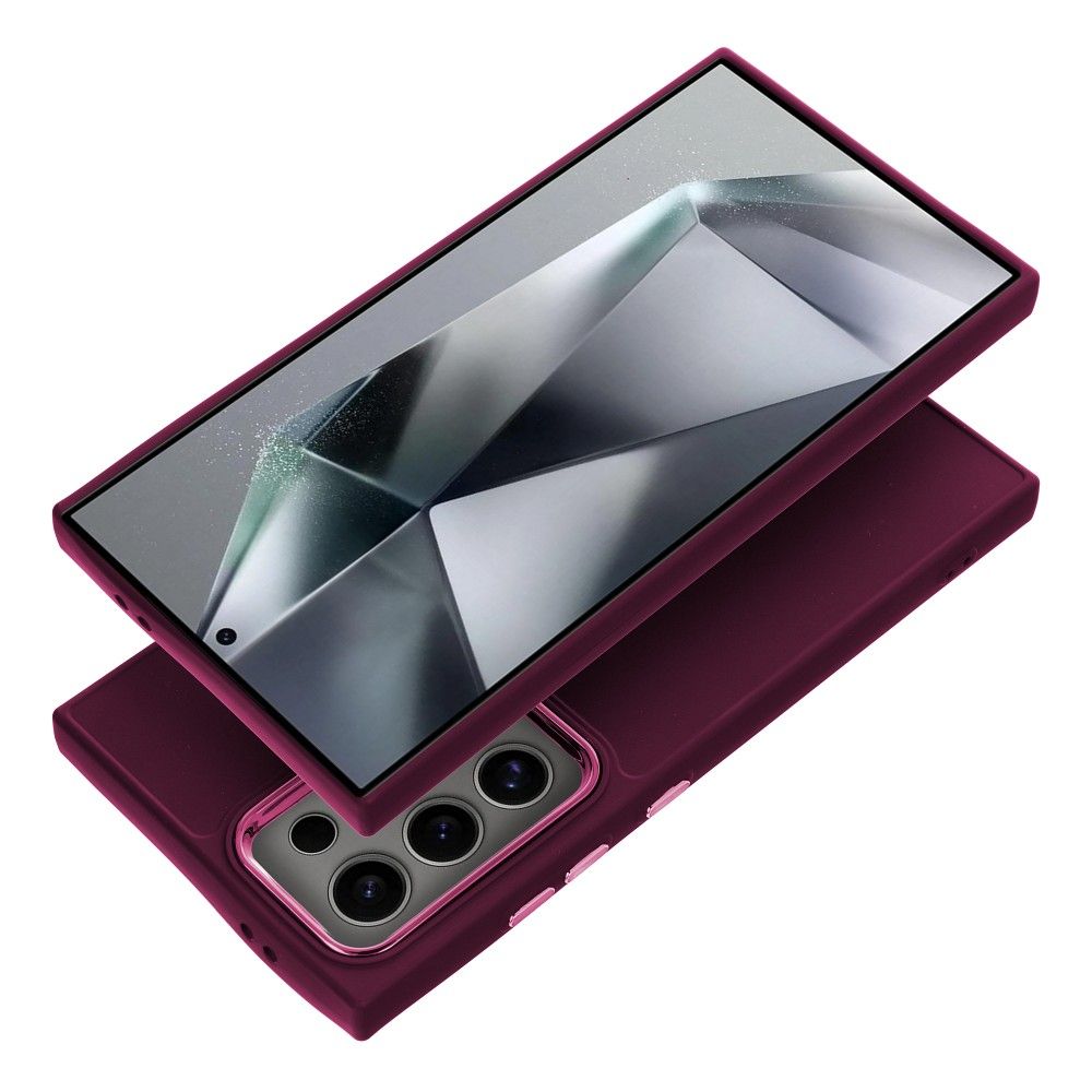 Case for Samsung Galaxy S24 FE S721, OEM, Frame, Purple