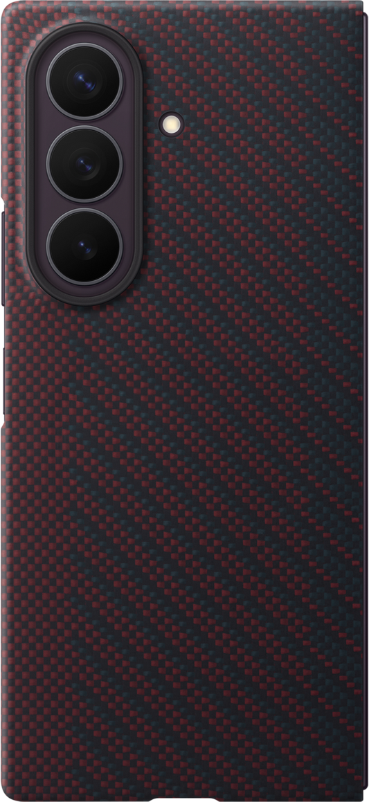 Case for Samsung Galaxy Z Fold8 Ultra F976, Carbon Magnet Case, Red EF-KF976SREGWW