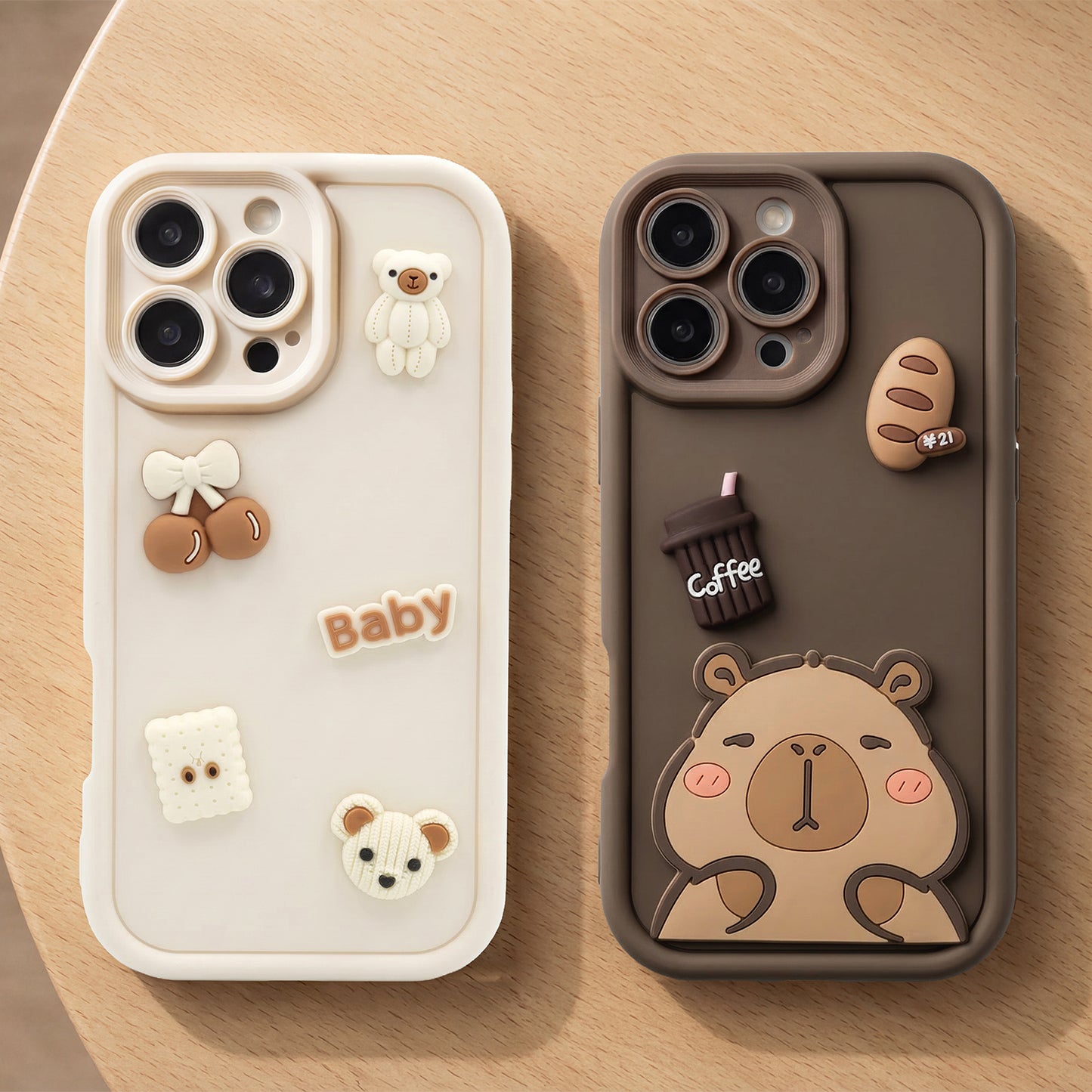 Case for Samsung Galaxy S26 Ultra S948, OEM, Ultra Trendy 3D Capybara, Brown