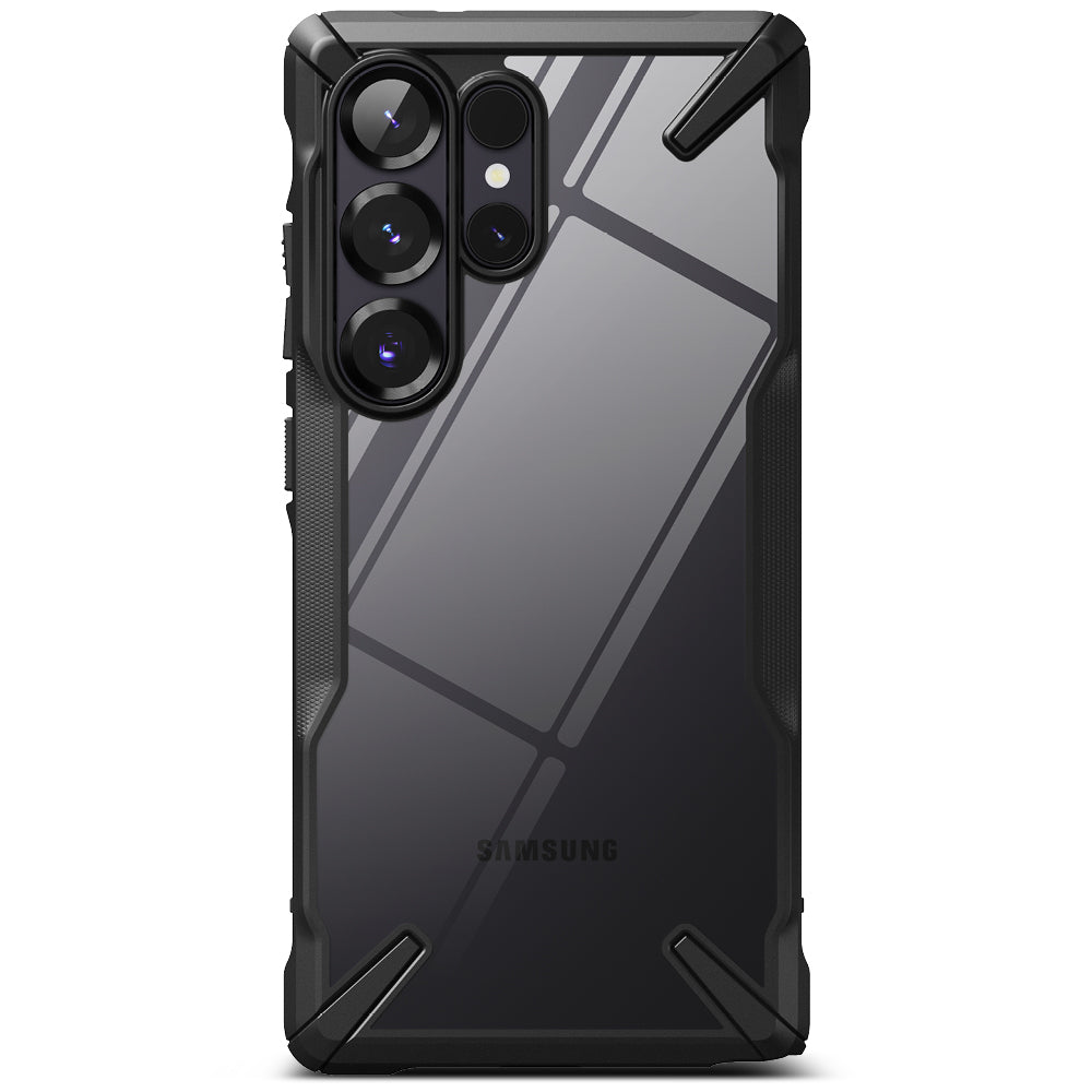 Case for Samsung Galaxy S25 Ultra S938, Ringke, Fusion X, Black