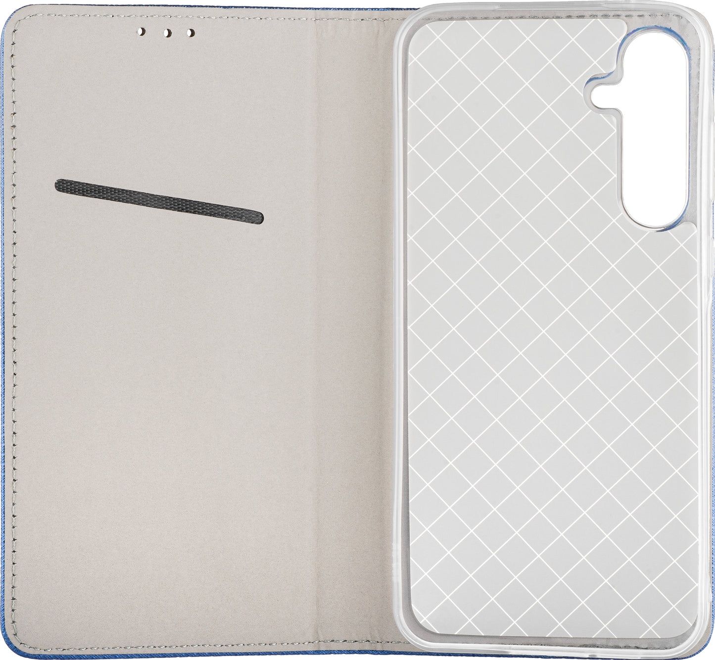 Case for Samsung Galaxy A12 Nacho A127 / M12 M127 / A12 A125, OEM, Smart Magnet, Navy Blue