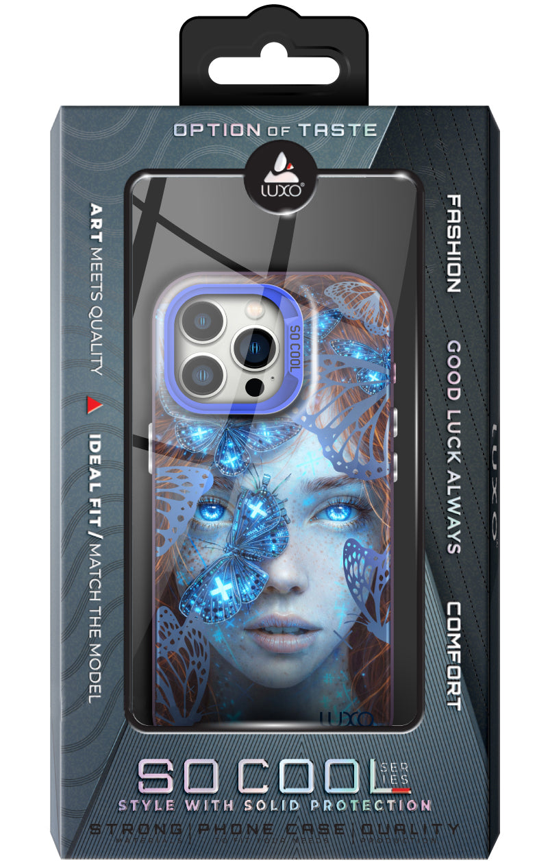 Case for Samsung Galaxy A15 5G A156 / A15 A155, LUXO So CooL, ArcadiA Butterfly Girl, Multicolor