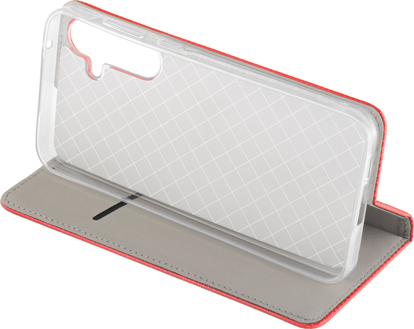Case for Samsung Galaxy A16 5G A166 / A16 4G A165, OEM, Smart Magnet, Red