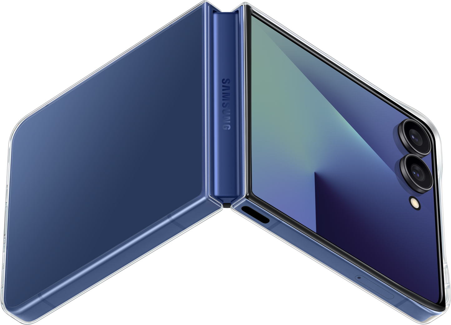 Case for Samsung Galaxy Z Flip7 F766, Clear Case, Transparent EF-AF766CTEGWW