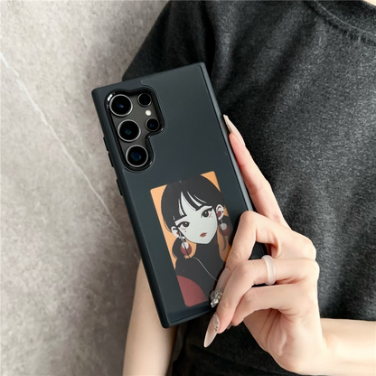 Case for Samsung Galaxy S23 Ultra S918, OEM, Customized E-Ink Display, Black