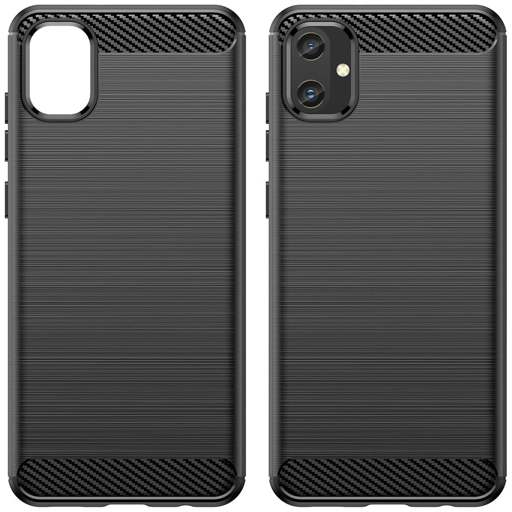 Case for Samsung Galaxy A05 A055, Techsuit, Carbon, Black