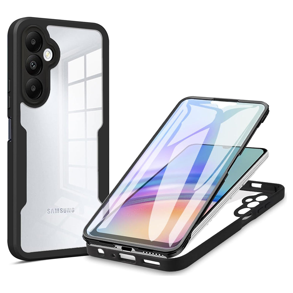 Case for Samsung Galaxy A05s A057, Techsuit, ColorVerse 360, Black