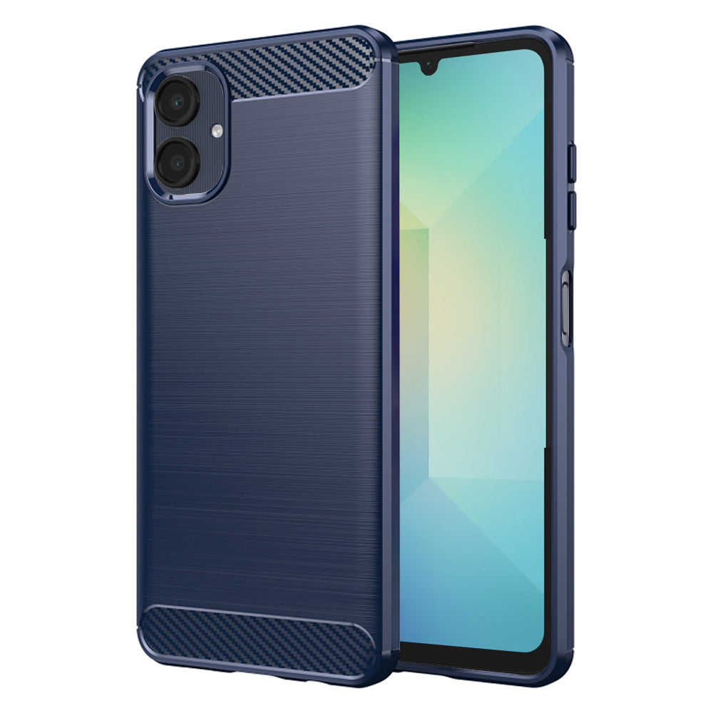 Case for Samsung Galaxy A06 A065, Techsuit, Carbon, Blue
