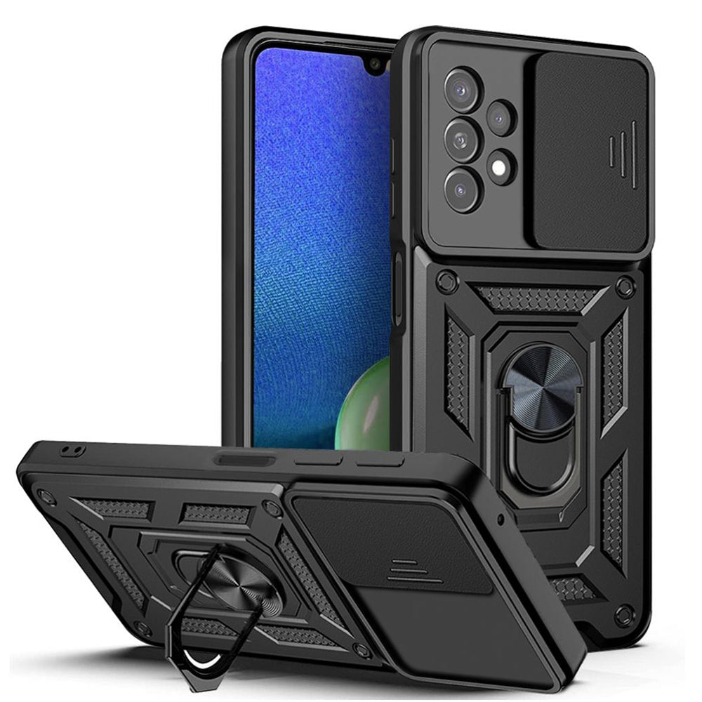 Case for Samsung Galaxy A13 A135, Techsuit, CamShield, Black