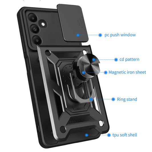 Case for Samsung Galaxy A15 5G A156 / A15 A155, Techsuit, CamShield, Blue
