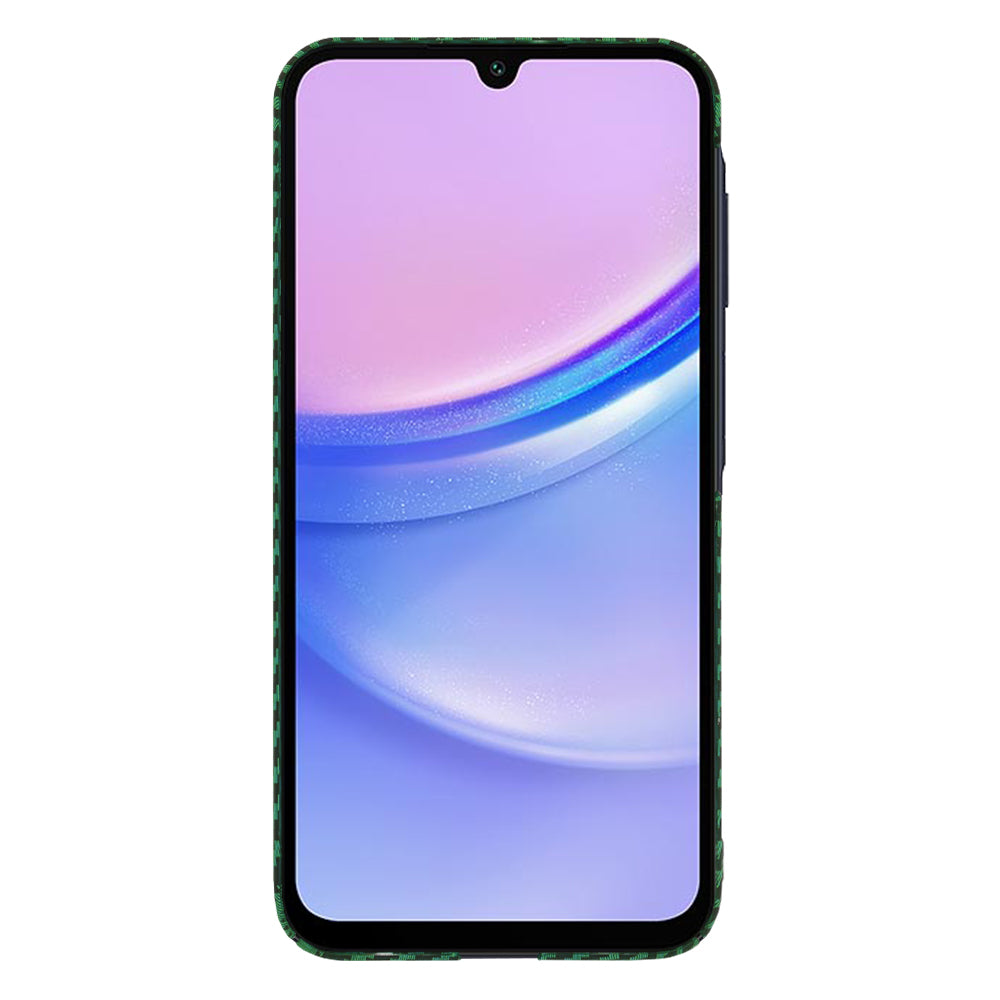 Case for Samsung Galaxy A15 5G A156 / A15 A155, Techsuit, Carbonite FiberShell, Green