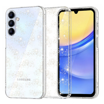 Case for Samsung Galaxy A15 5G A156 / A15 A155, Techsuit, SparkleSkin, Transparent