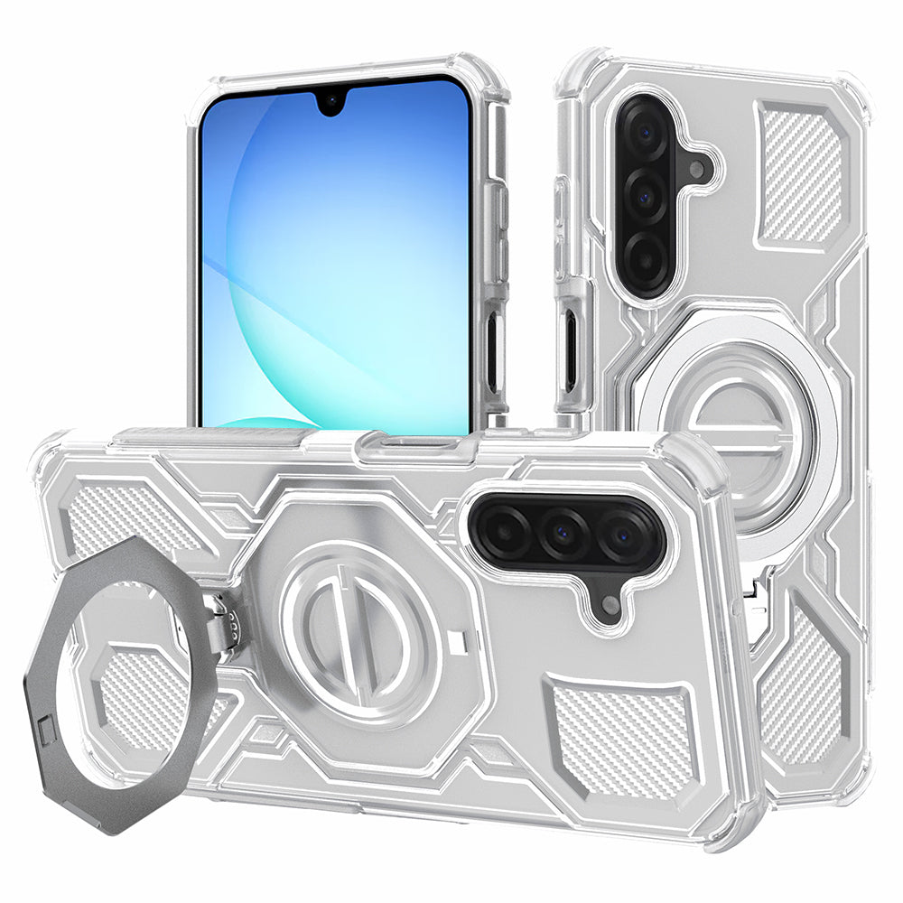 Case for Samsung Galaxy A17 4G / A17 5G, Techsuit, Carbon Shield Pro, White