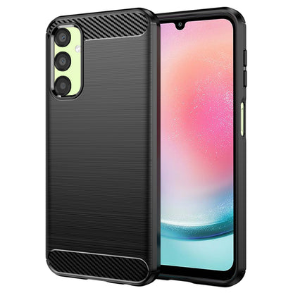 Case for Samsung Galaxy A24 4G A245, Techsuit, Carbon, Black