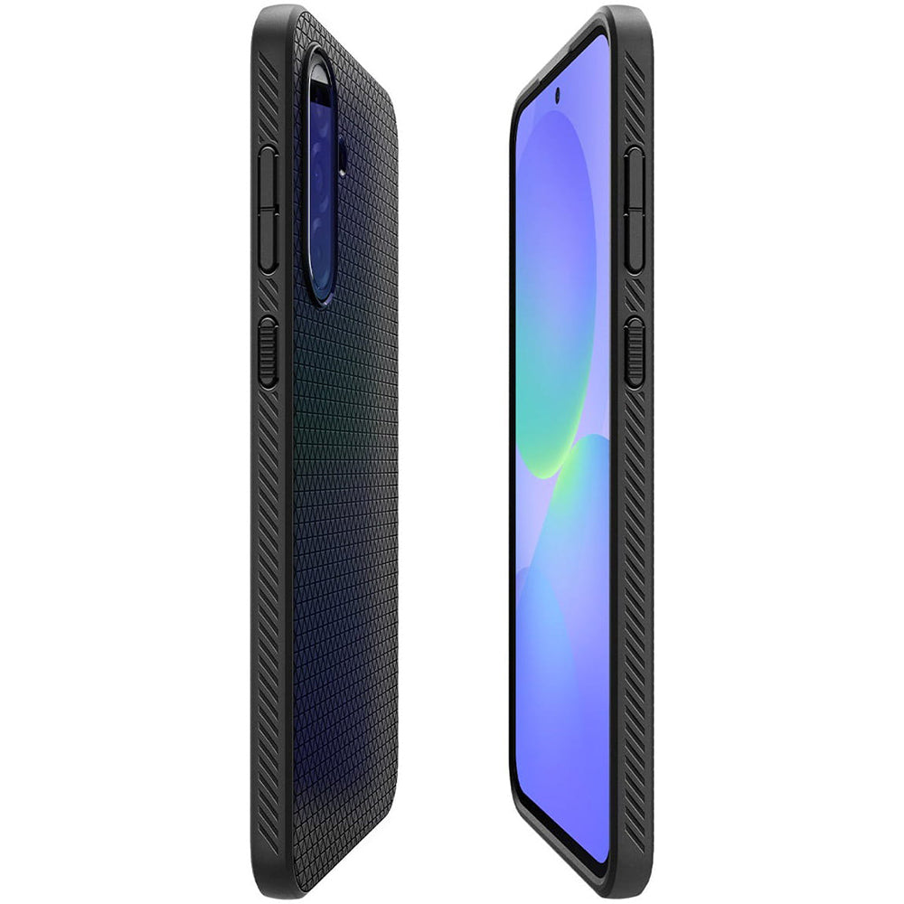 Case for Samsung Galaxy A36 A366, Spigen, Liquid Air, Matte Black ACS09199