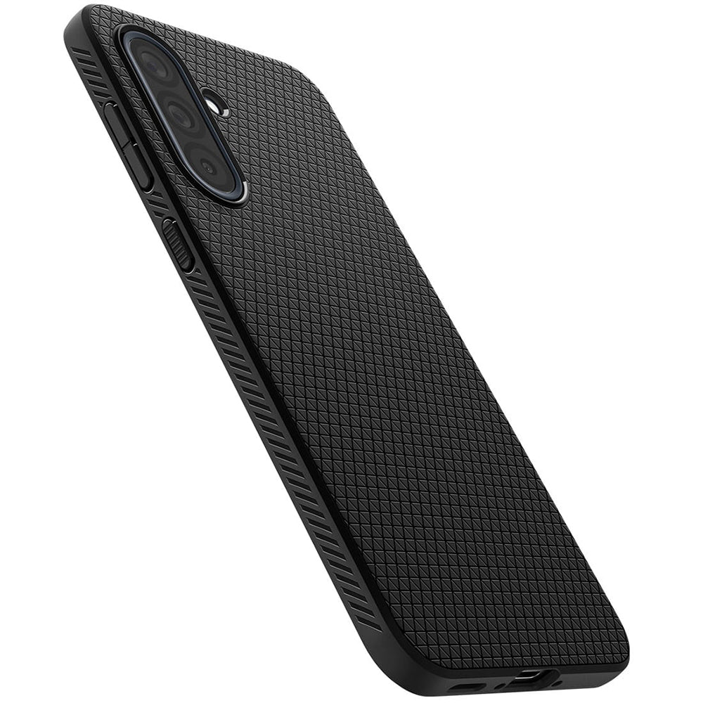 Case for Samsung Galaxy A36 A366, Spigen, Liquid Air, Matte Black ACS09199