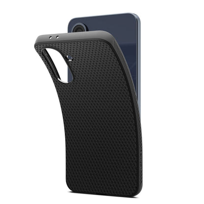 Case for Samsung Galaxy A36 A366, Spigen, Liquid Air, Matte Black ACS09199
