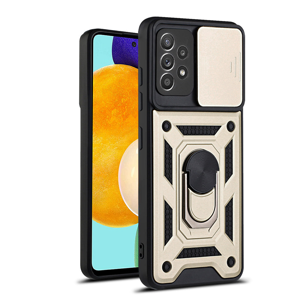 Case for Samsung Galaxy A52s 5G A528 / A52 5G A526 / A52 A525, Techsuit, CamShield, Gold
