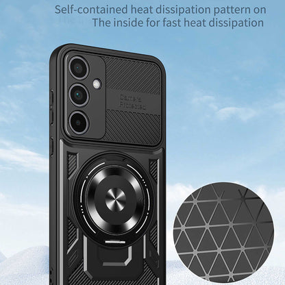 Case for Samsung Galaxy A55 5G A556, Techsuit, RuggedCam, Black