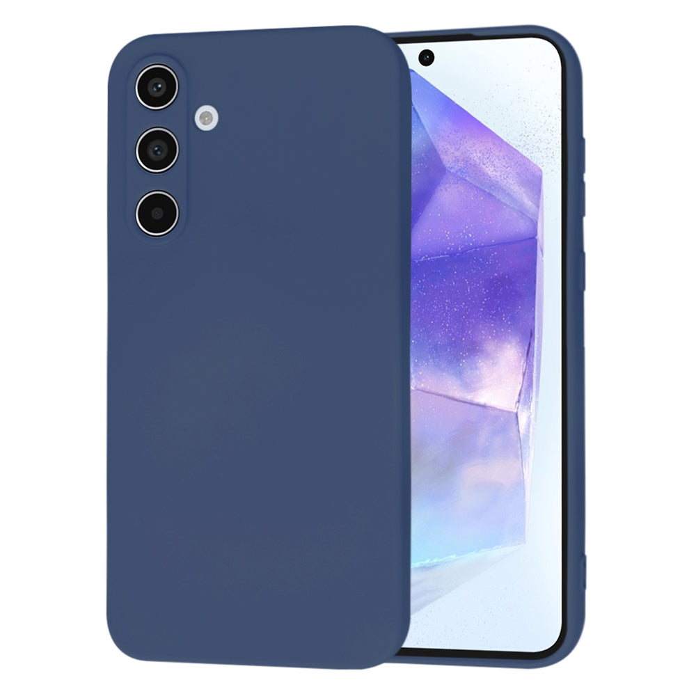 Case for Samsung Galaxy A55 5G A556, Techsuit, SoftFlex, Navy Blue