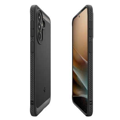 Case for Samsung Galaxy A57 5G, Spigen, Rugged Armor, Black ACS09794