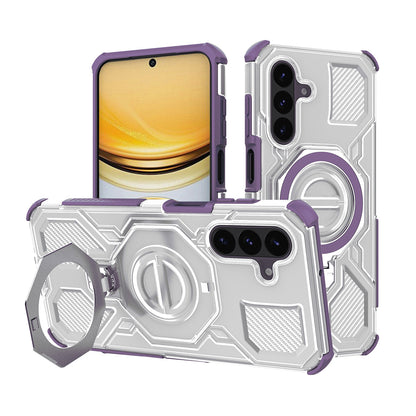 Case for Samsung Galaxy A57 5G, Techsuit, Carbon Shield Pro, Purple