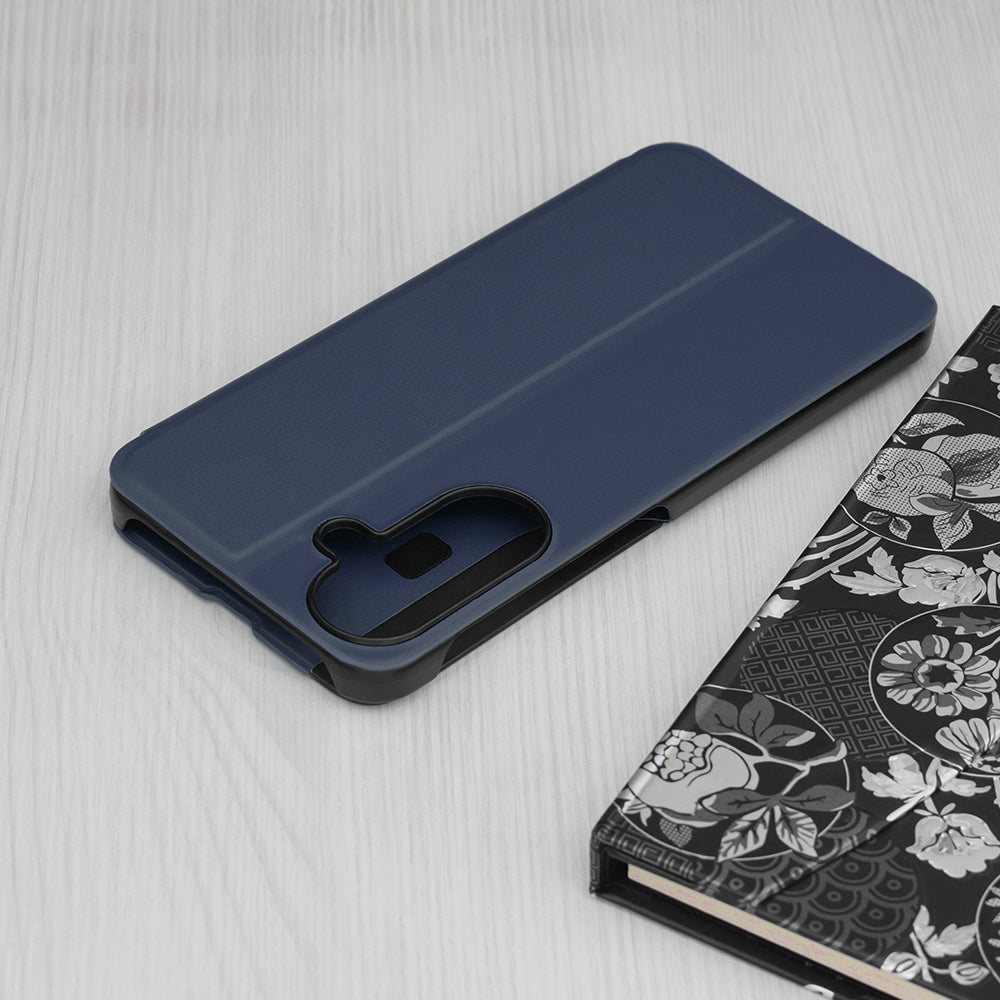 Case for Samsung Galaxy A57 5G, Techsuit, eFold, Dark Blue