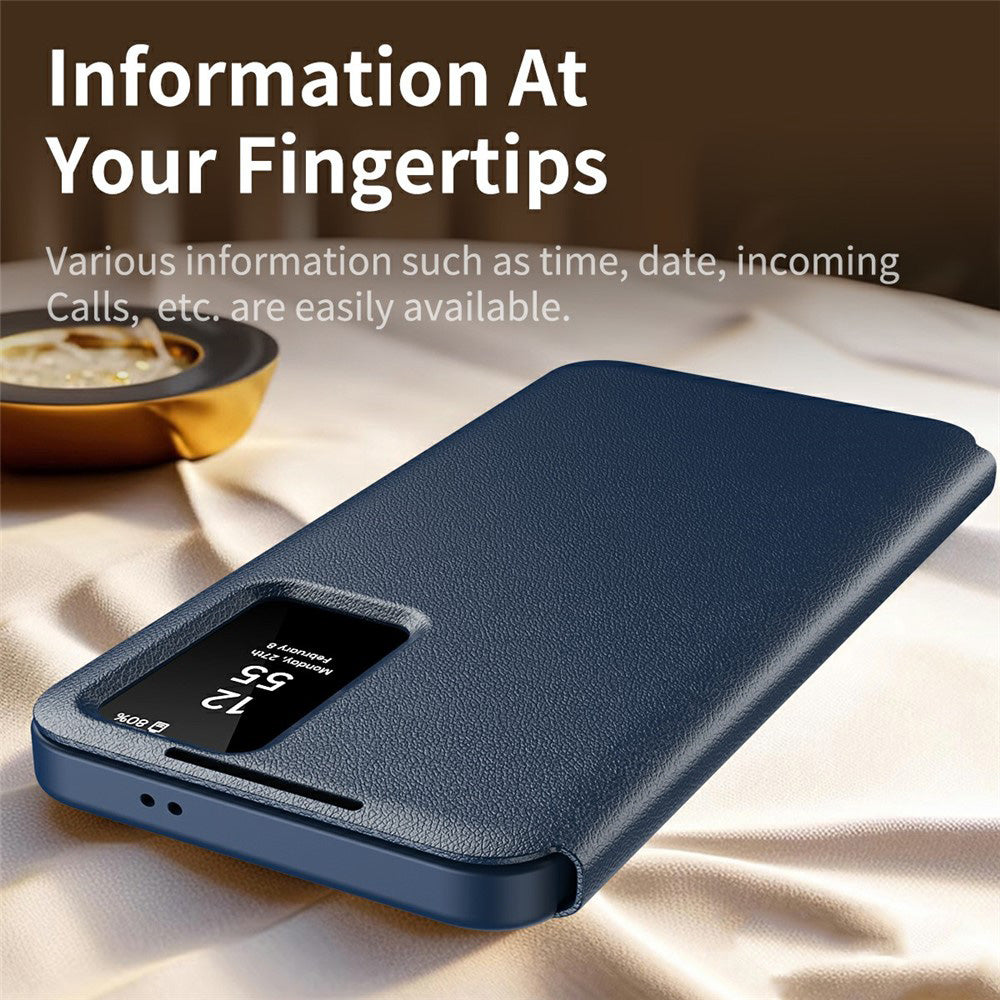 Case for Samsung Galaxy A57 5G, Techsuit, SmartView, Blue