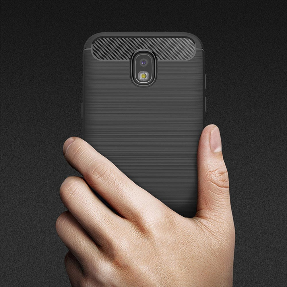 Case for Samsung Galaxy J5 (2017) J530, Techsuit, Carbon, Black