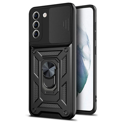 Case for Samsung Galaxy S21 FE 5G G990, Techsuit, CamShield, Black