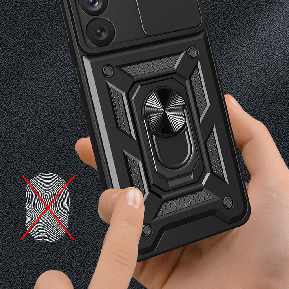 Case for Samsung Galaxy S21 Ultra 5G G998, Techsuit, CamShield, Black