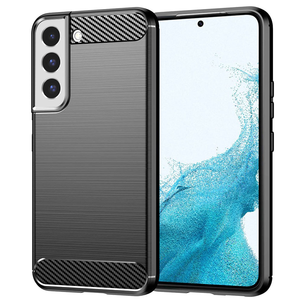 Case for Samsung Galaxy S22 5G S901, Techsuit, Carbon, Black