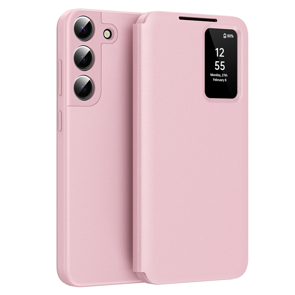 Case for Samsung Galaxy S22 5G S901, Techsuit, SmartView, Pink