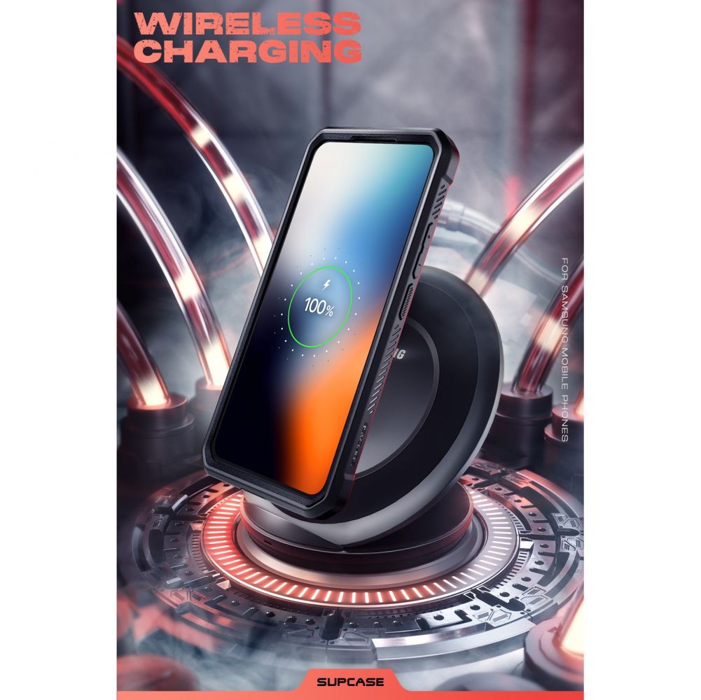 Case for Samsung Galaxy S22+ 5G S906, Supcase, Unicorn Beetle Pro, Black